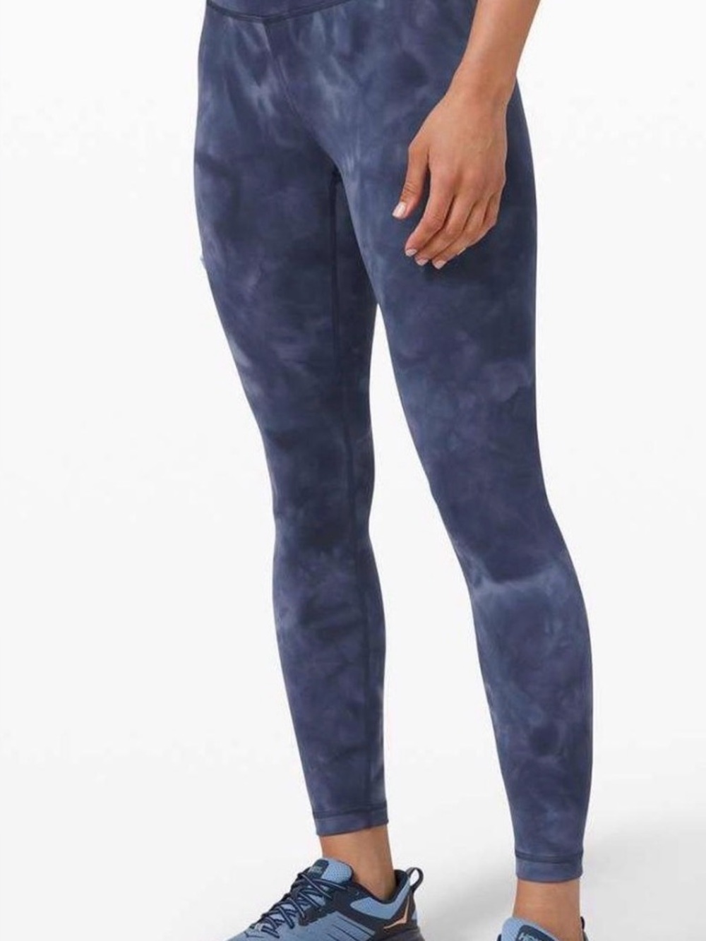 lululemon athletica Dark Navy Tie-Dye Wunder Under Train 25” High-Rise Leggings